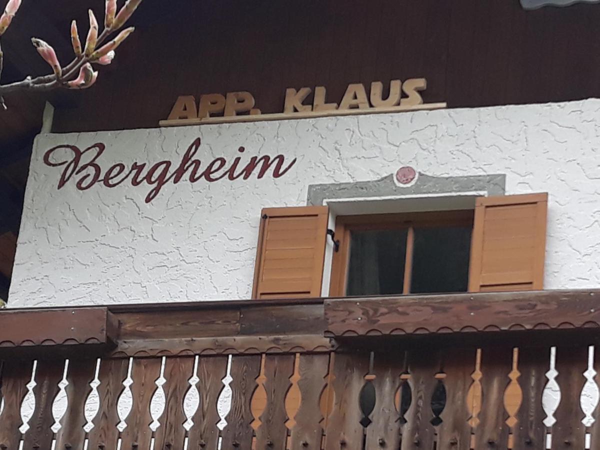 Appartements Klaus Bergheim Predoi Eksteriør billede
